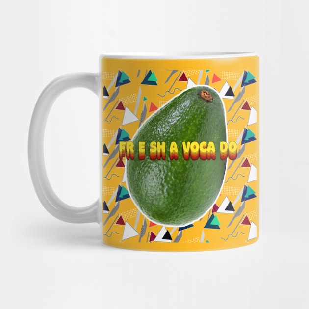 Fresh Avocado - Post Modern Neo-Futuristic Super-Fresh Graphic Design by DankFutura